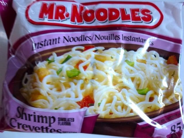 Mr. Noodles Instant Noodles Shrimp packshot