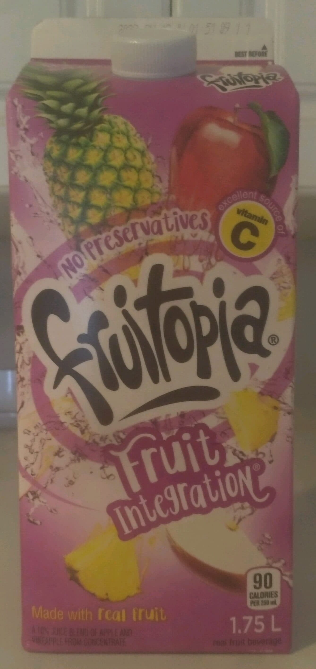 Fruitopia Fruit Integration packshot