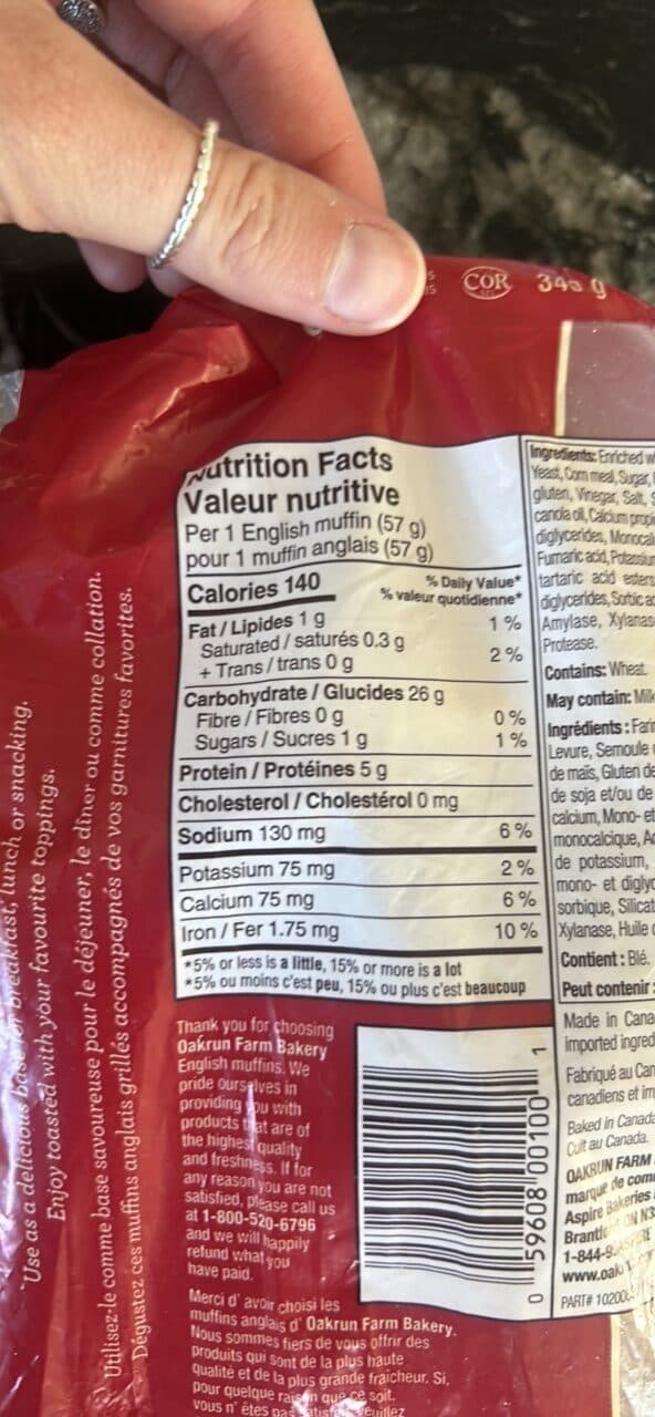 Oakrun Farm Bakery Muffins anglais English muffins packshot