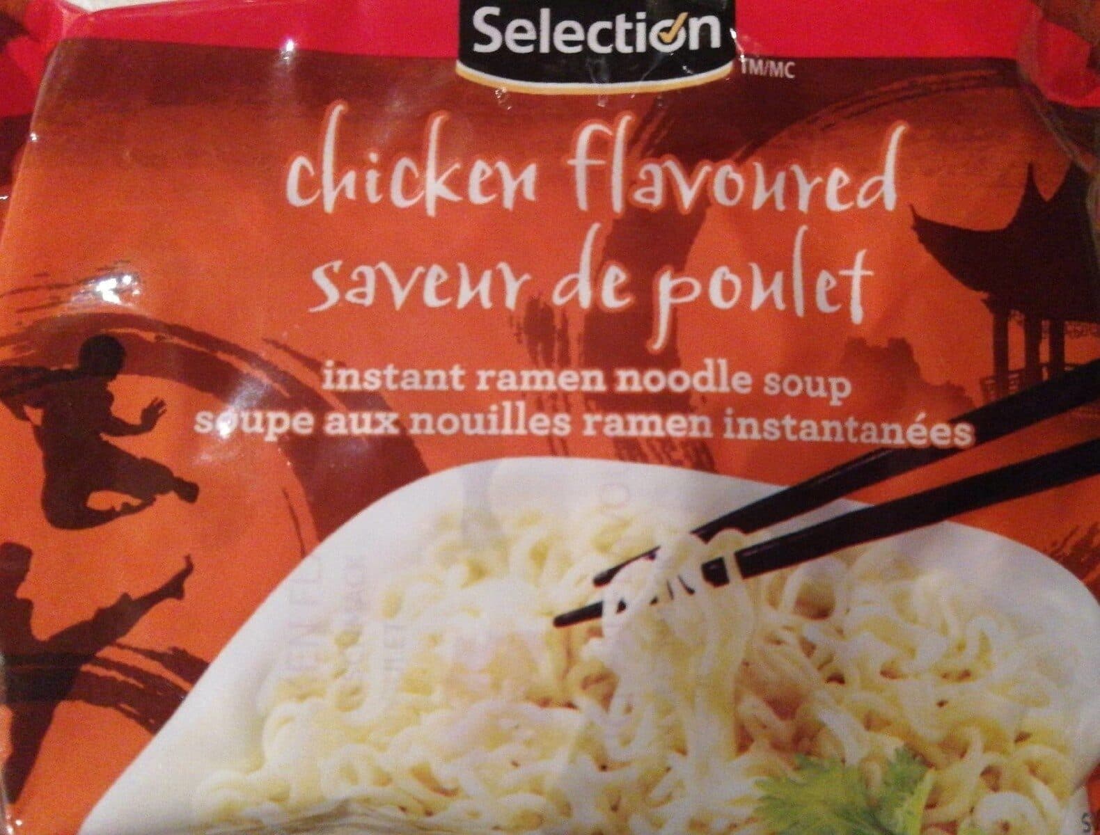 Selection Noodles poulet packshot