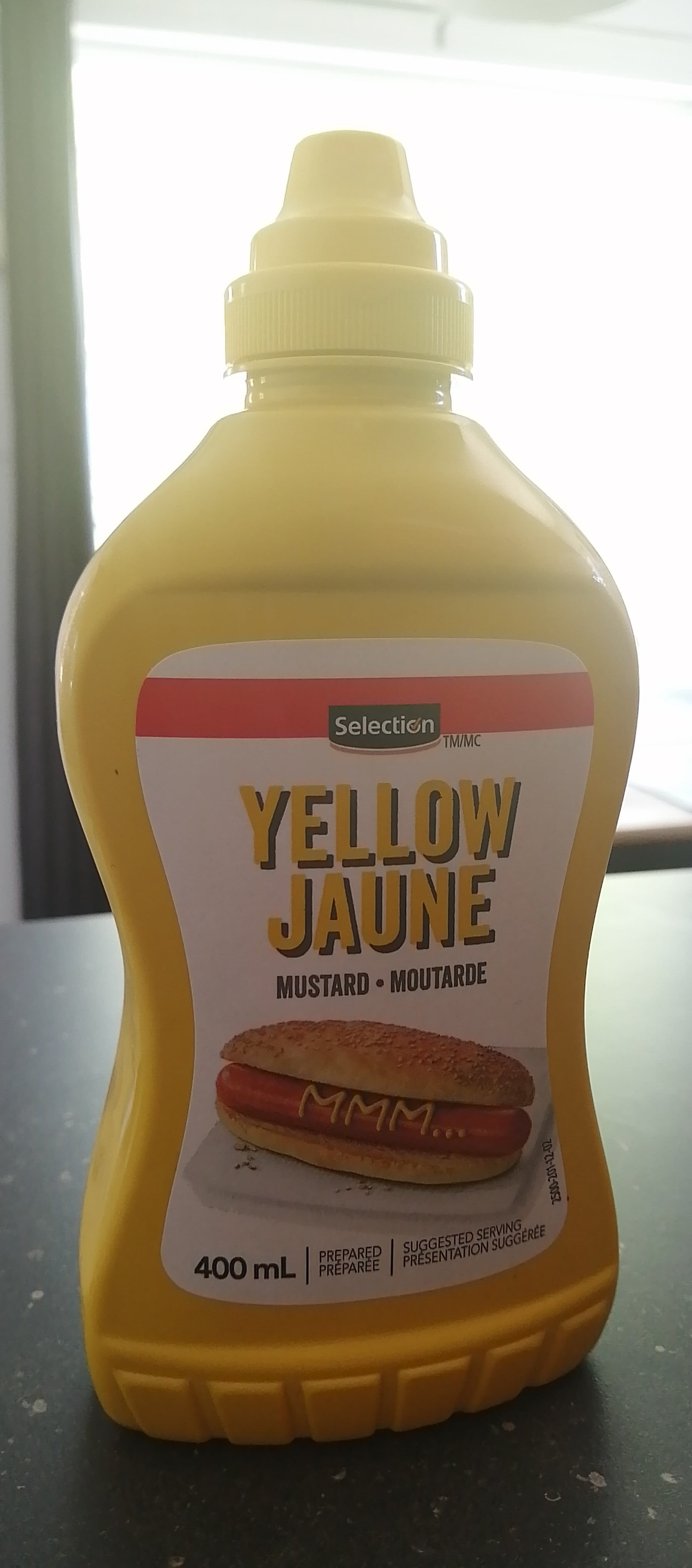Selection Moutarde jaune préparée packshot