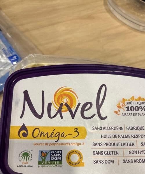 Nuvel Margarine Canola Omega-3 - Retail packshot