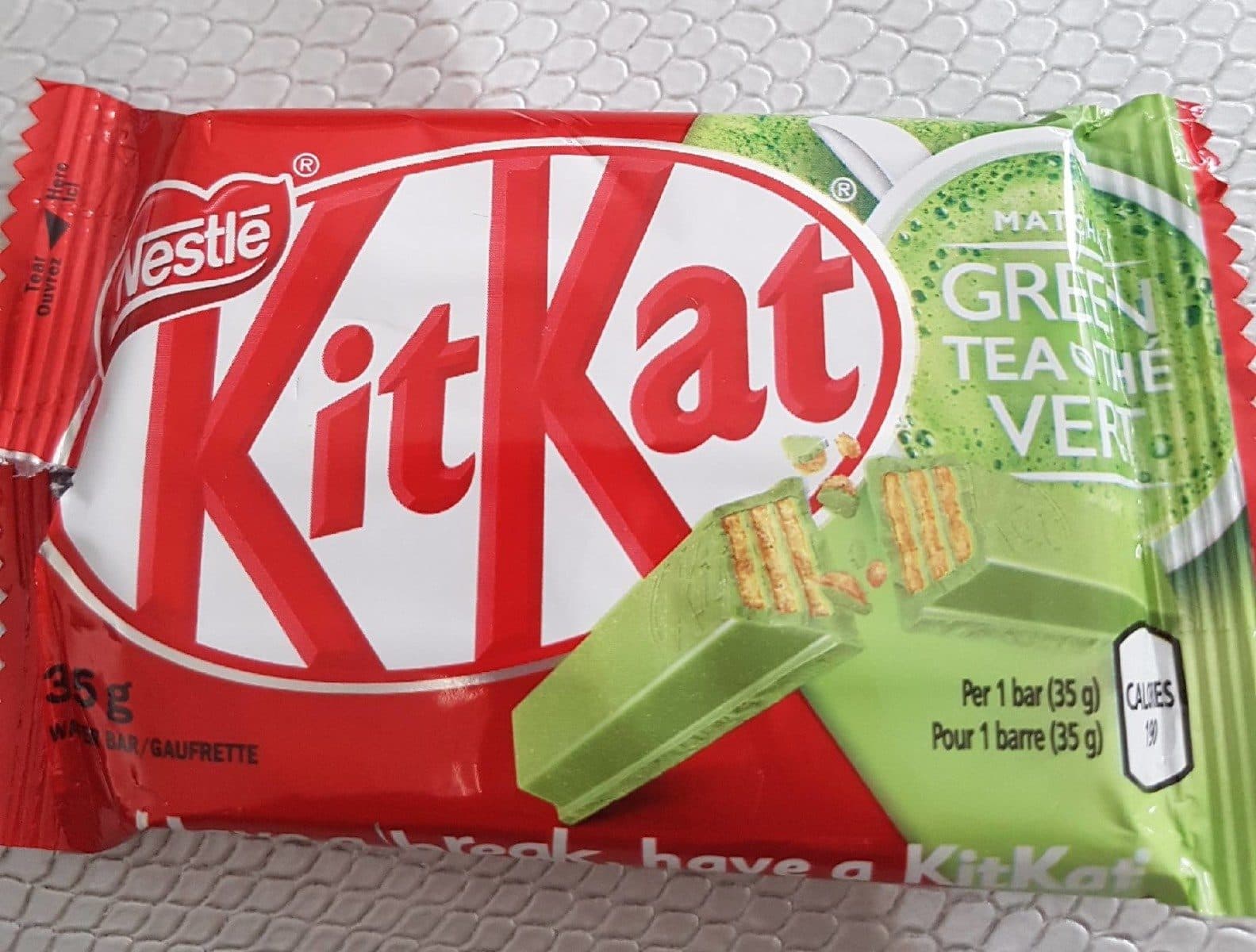 Nestlé KIT KAT THÉ VERT packshot
