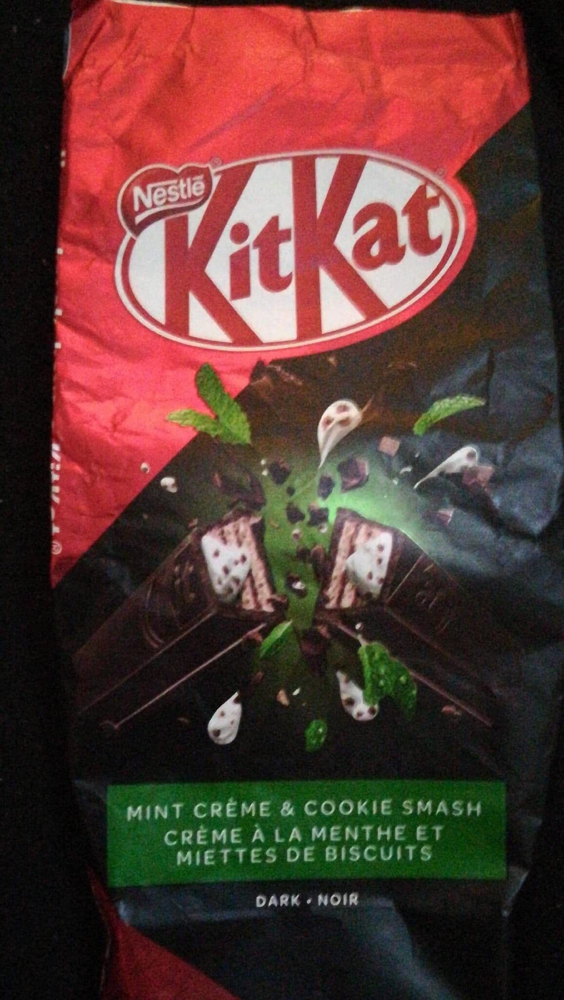 Nestlé Kit Kat Mint Créme & Cookie Smash packshot