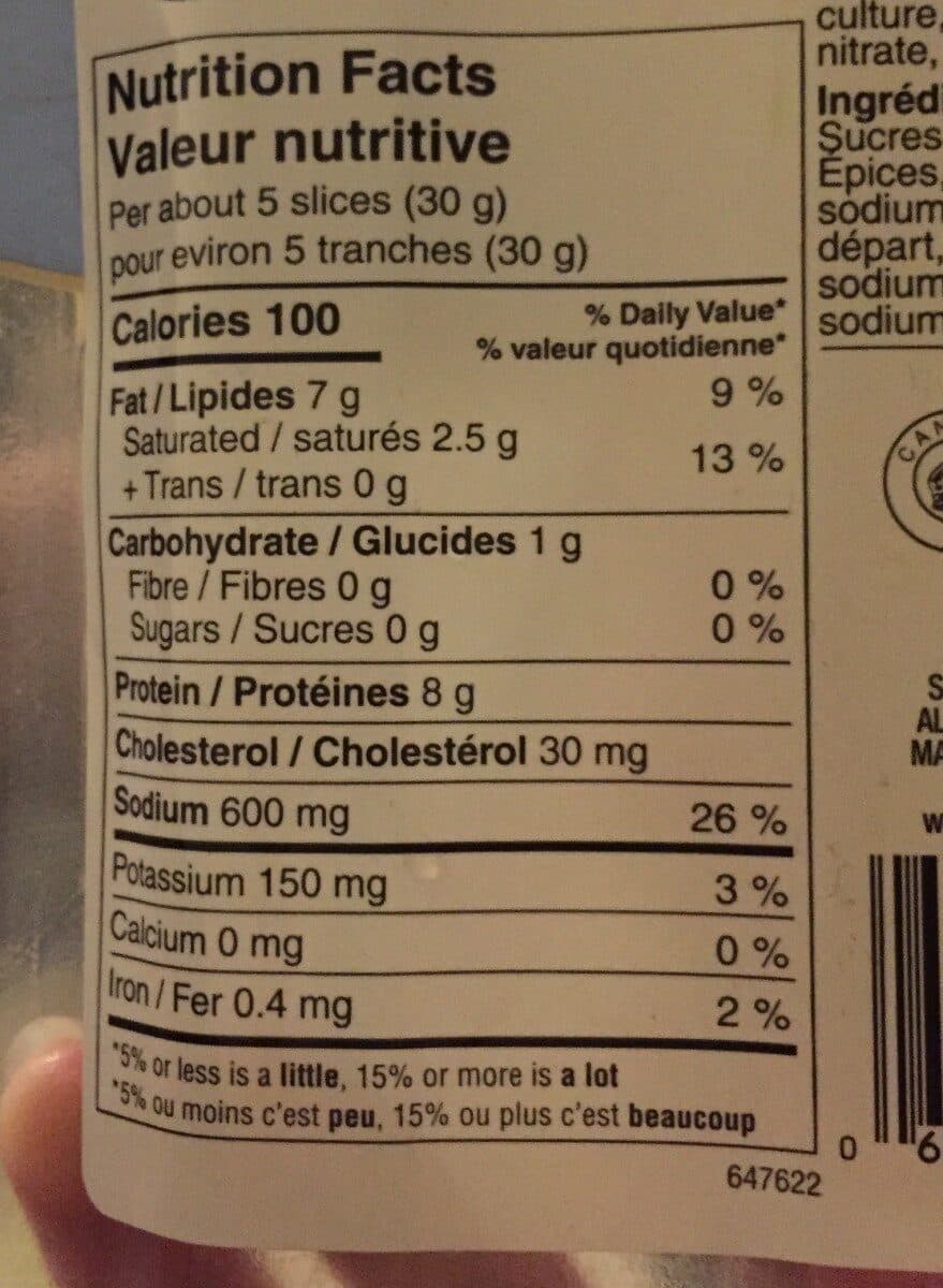 Open Food Facts Salami packshot