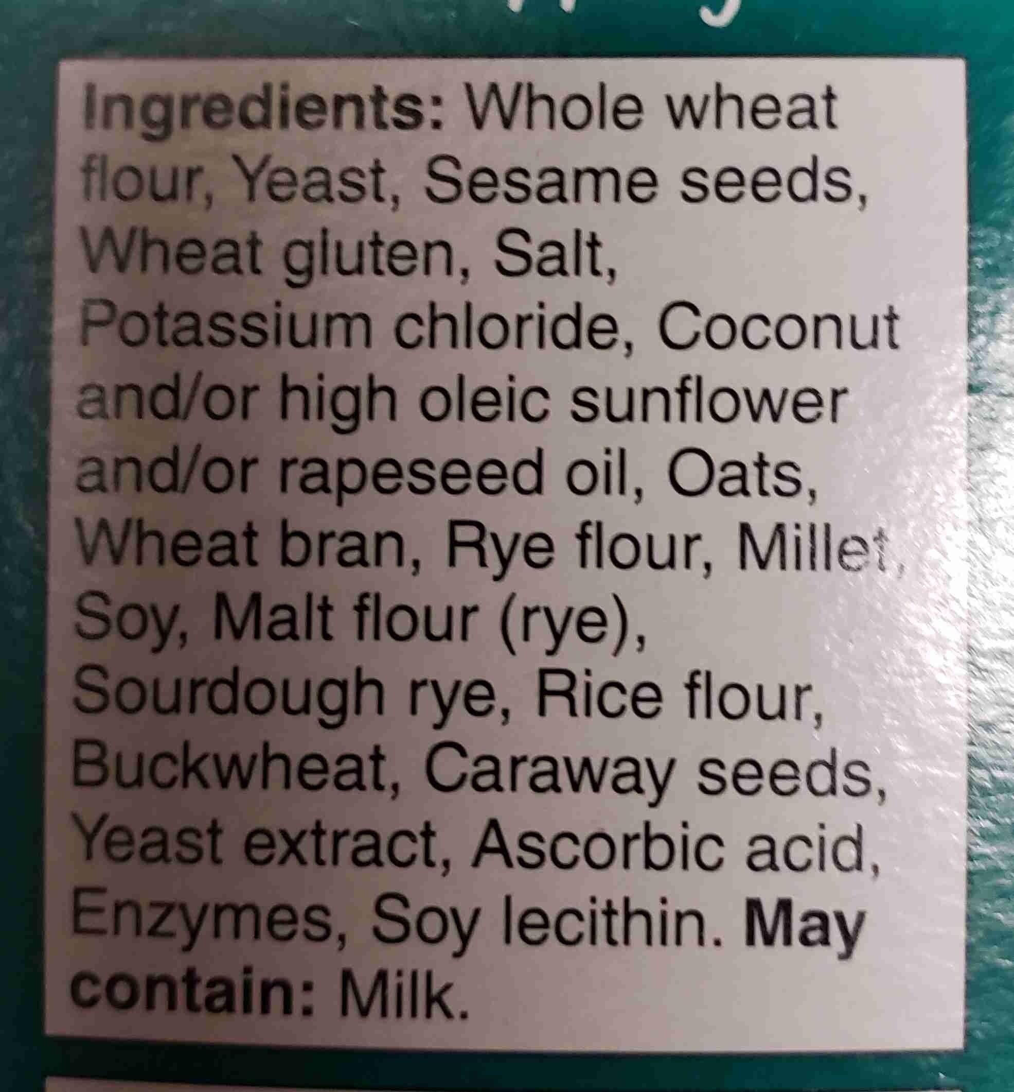 Le choix du président Multigrain melba toast packshot