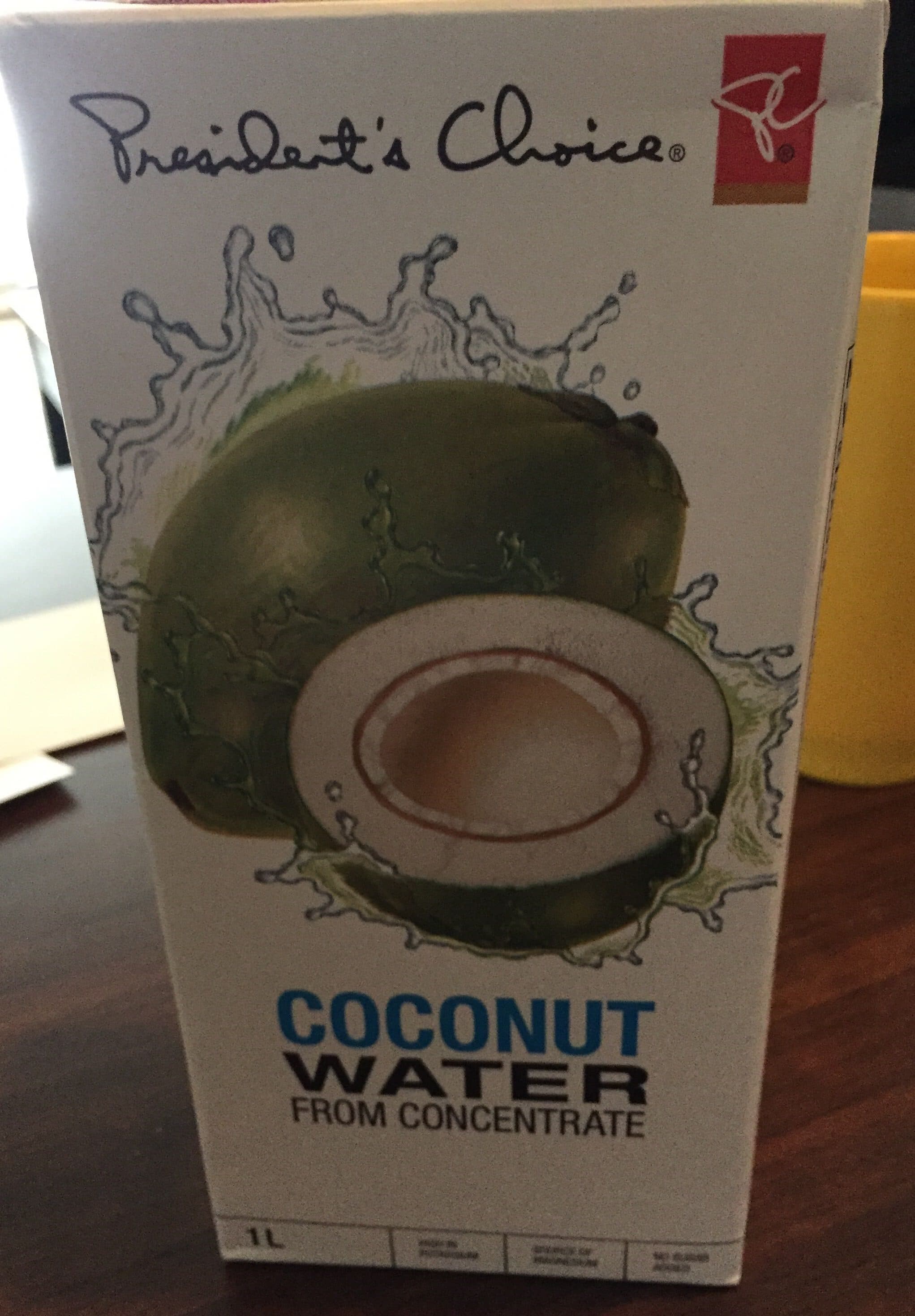 PC • Loblaws Coconut Water, not from concentrate. packshot