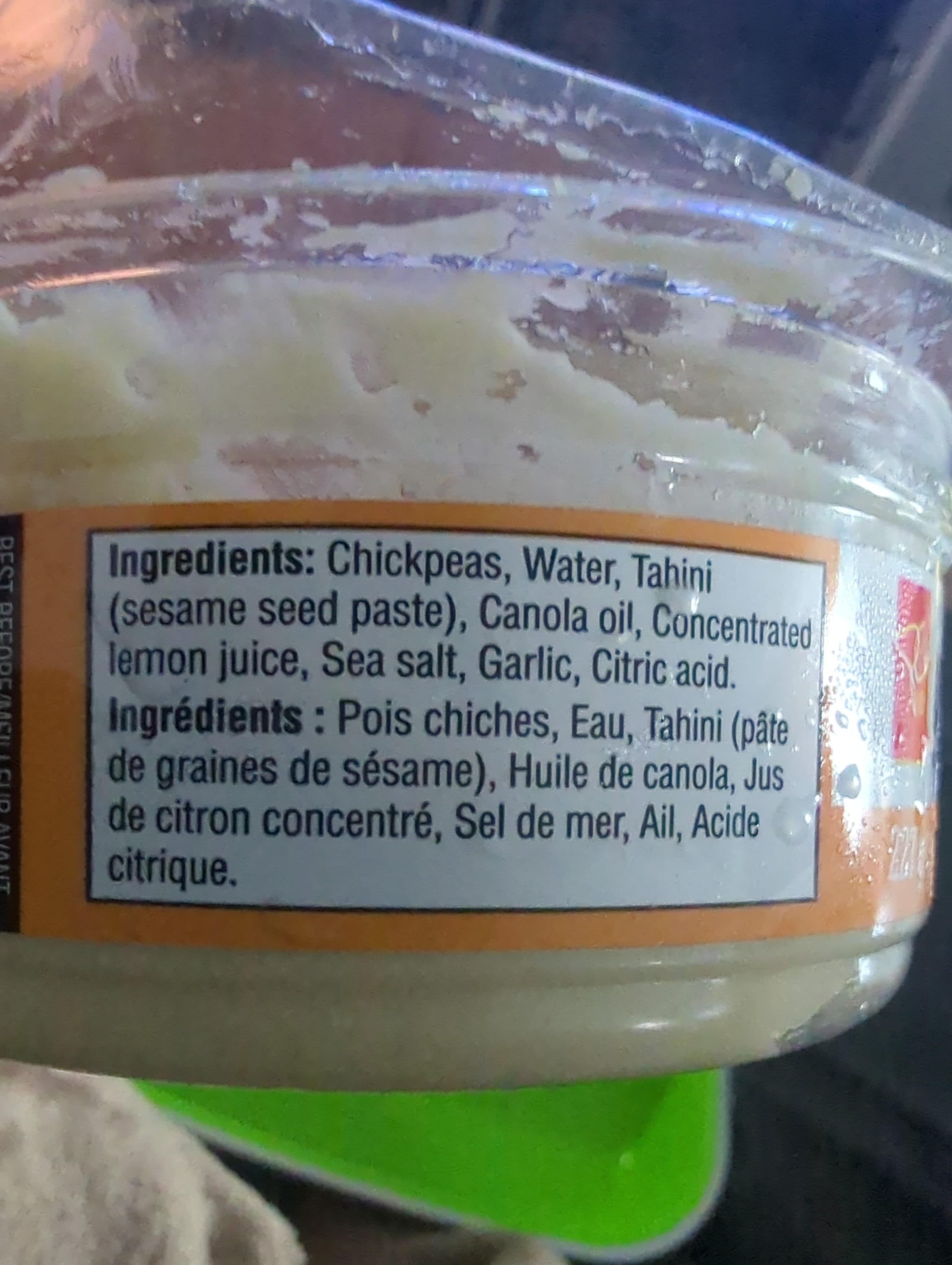 President's Choice HUMMUS packshot