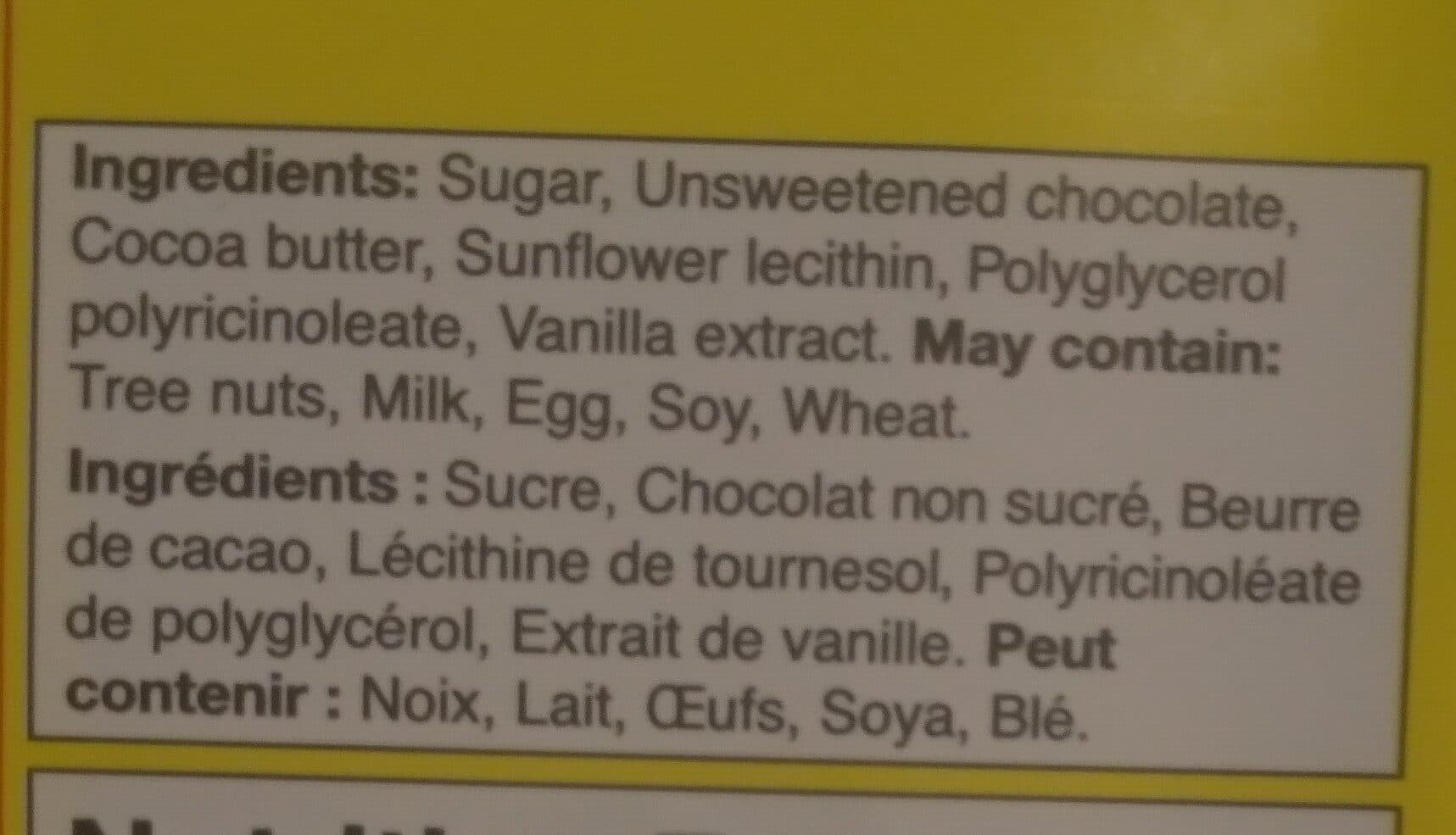 no name dark chocolate packshot