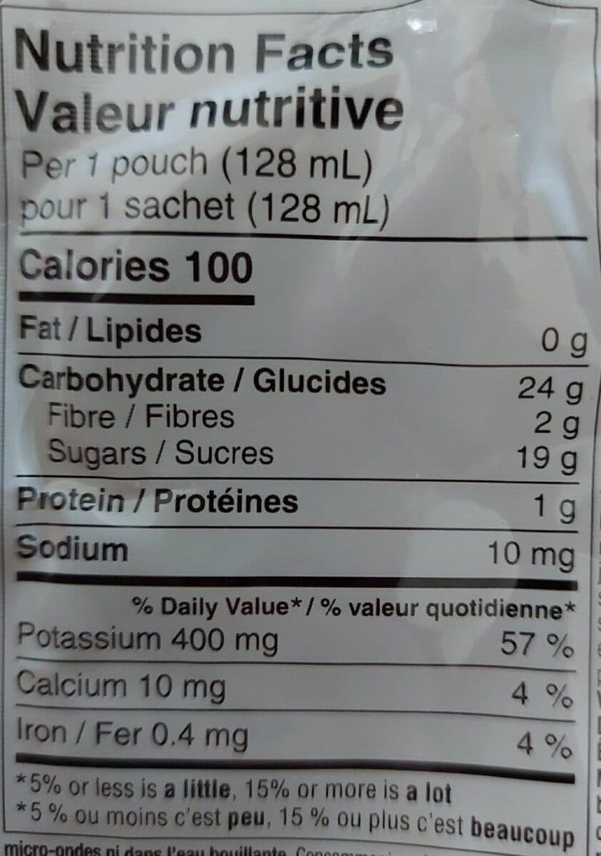 Organic's Biologique Banana apple & carrot strained baby food packshot