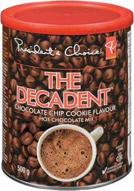 Open Food Facts The decadent chocolate chip cookie flavour hot chocolate mix packshot