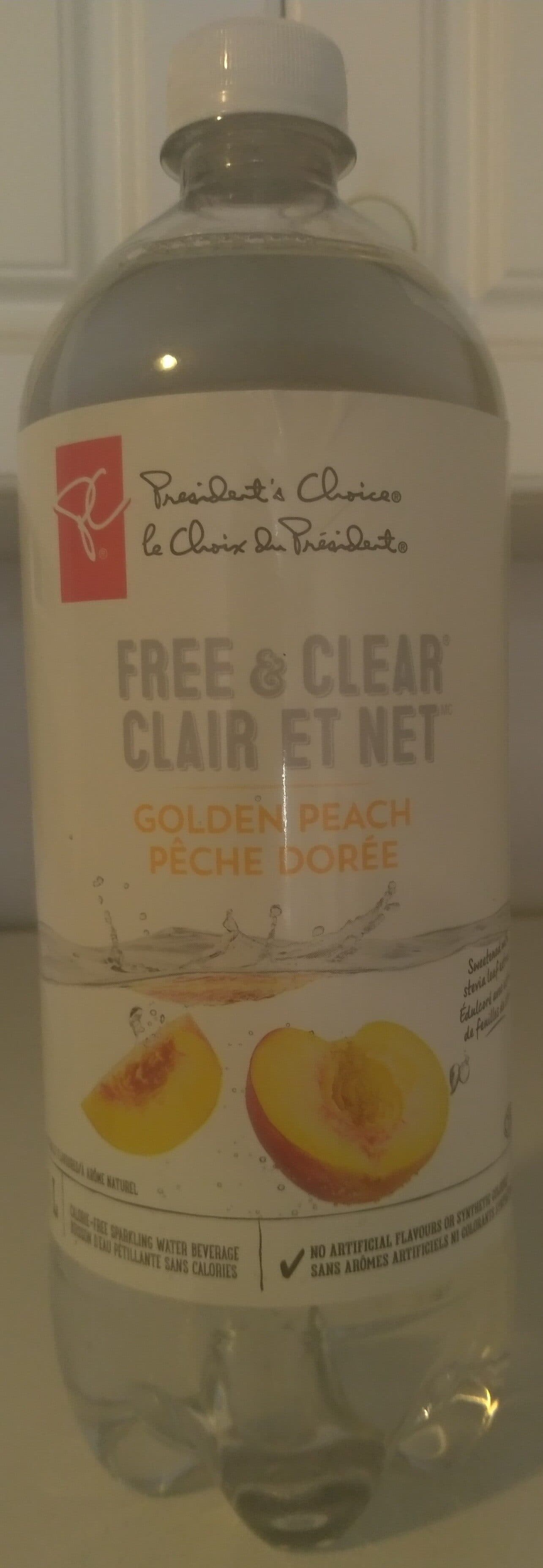 President's Choice Golden Peach Free & Clear packshot