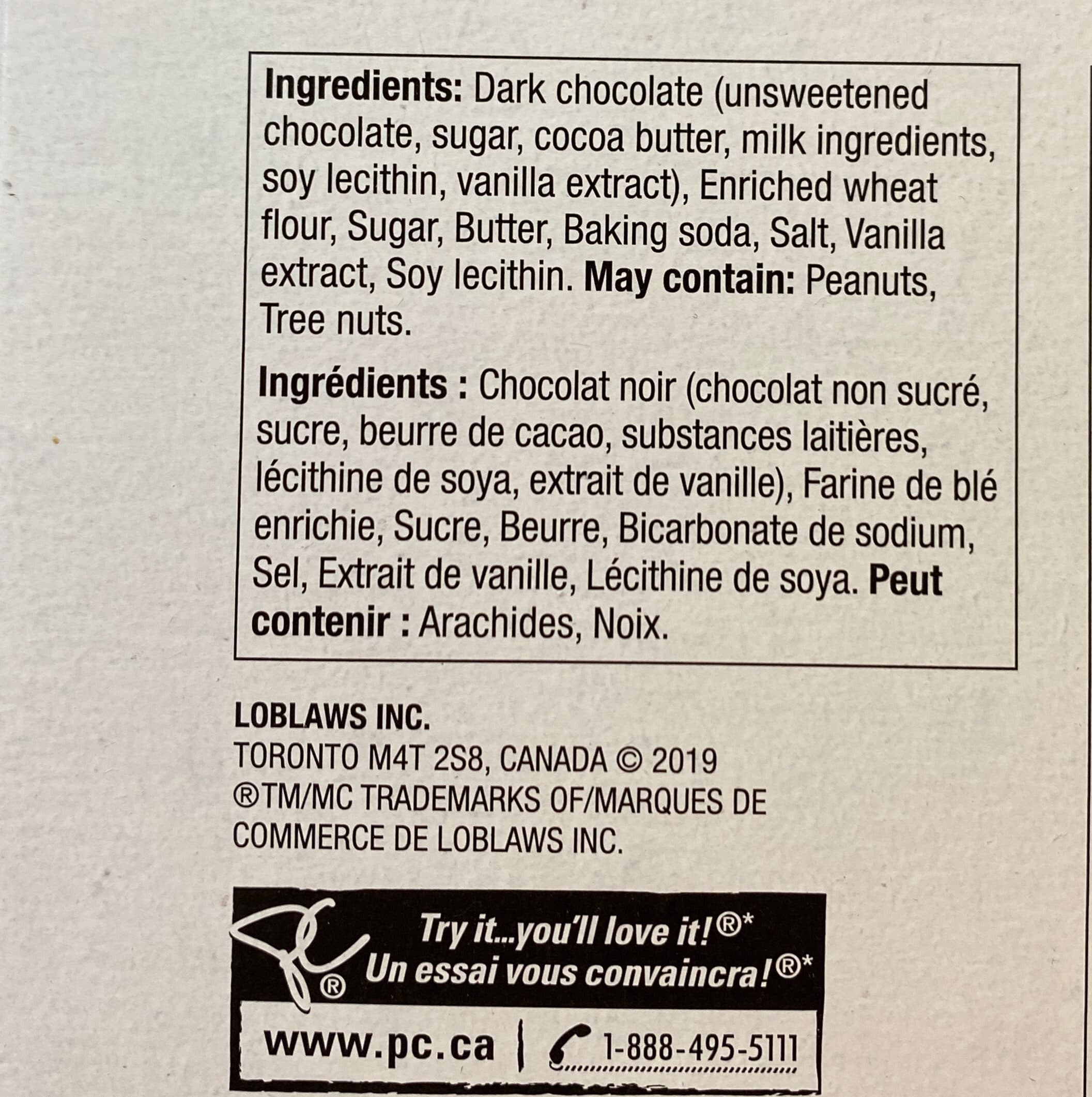 PC • Loblaws Concerto 70% Dark Chocolate topped packshot