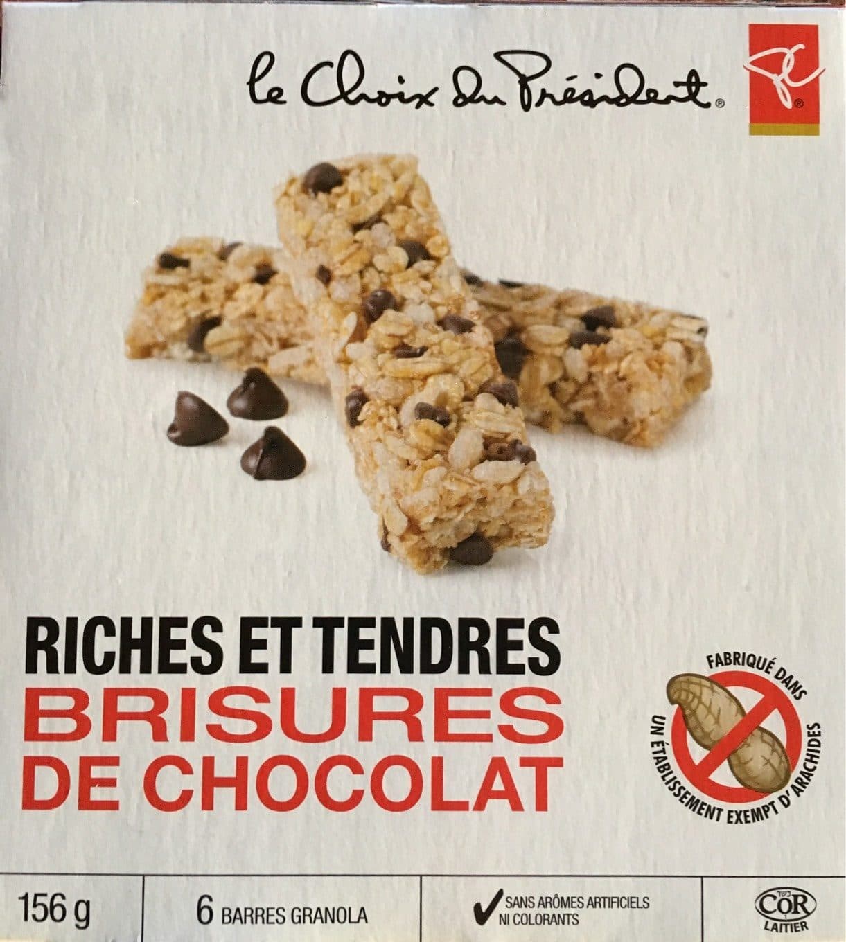 Le Choix Du President Riches et tendres brisures de chocolat packshot