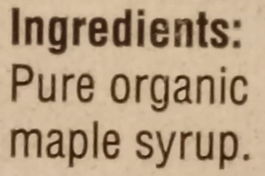 Organics Biologique 100% Pure Maple Syrup packshot