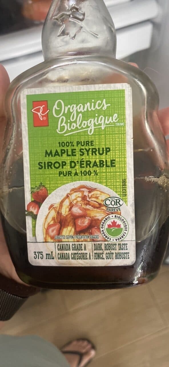 Organics Biologique 100% Pure Maple Syrup packshot