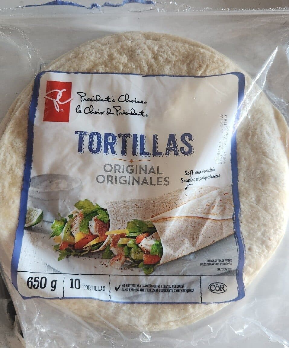 President's Choice Original wraps packshot