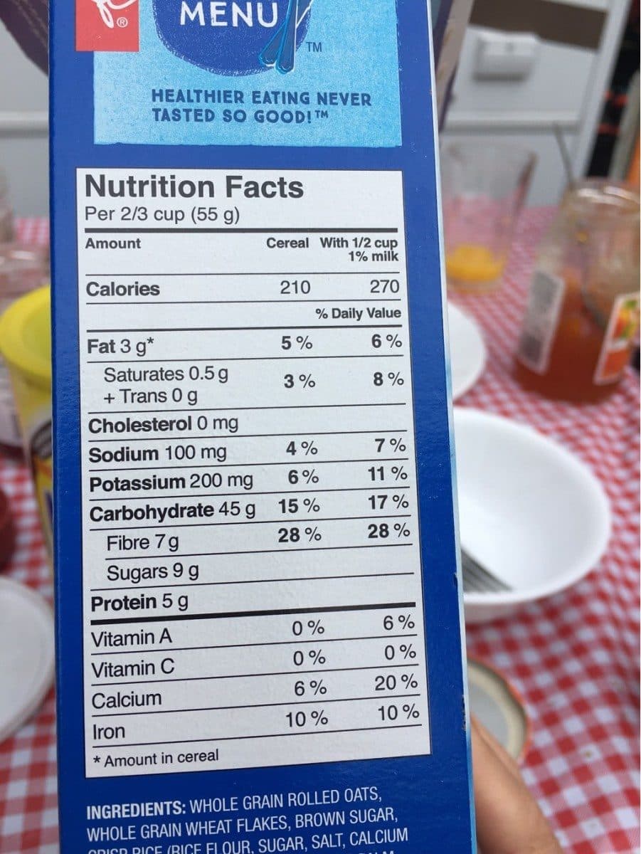 Open Food Facts Céréales Granola PC Menu Bleu packshot