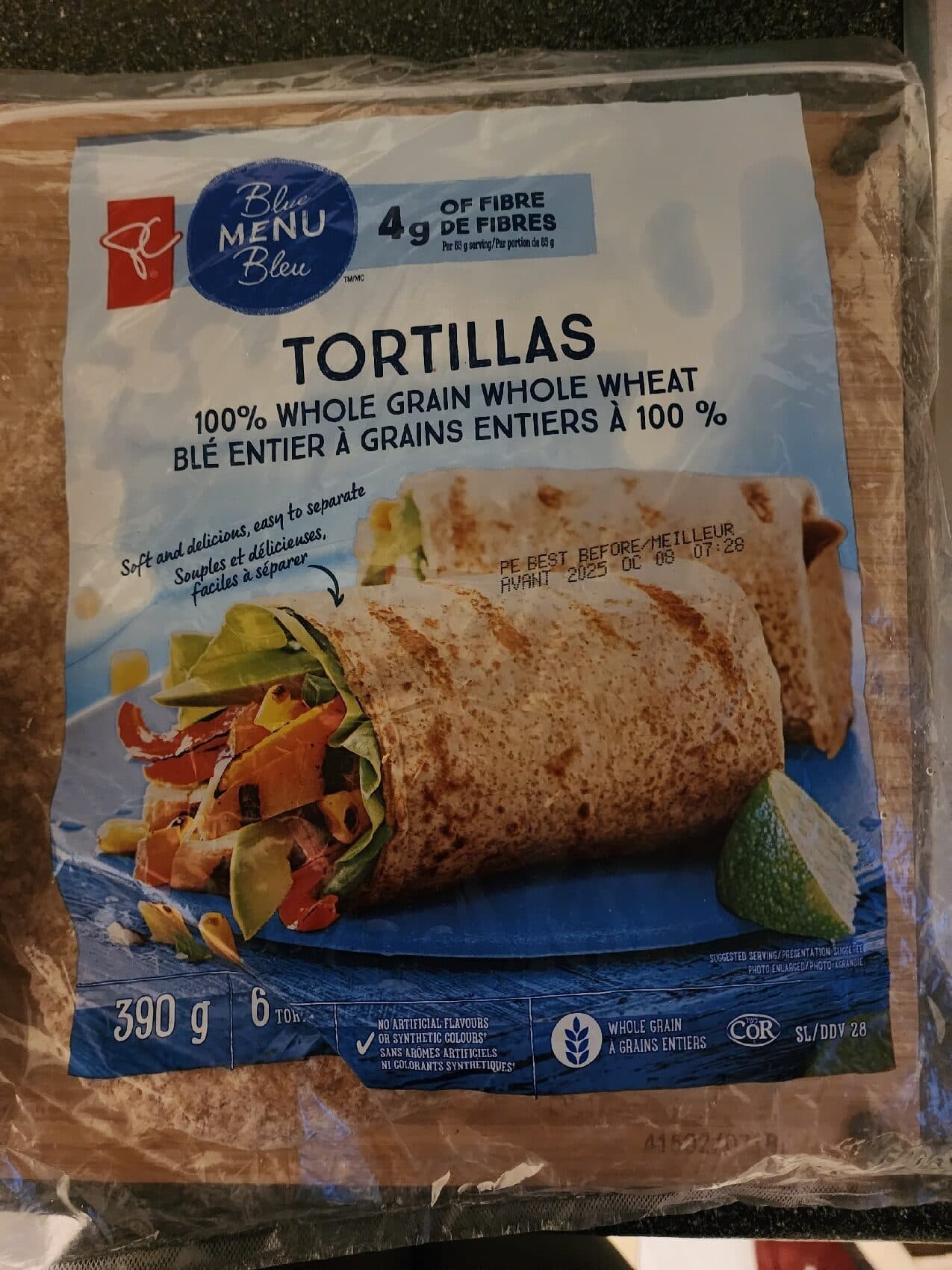 Bleue Menu Bleu Tortillas packshot