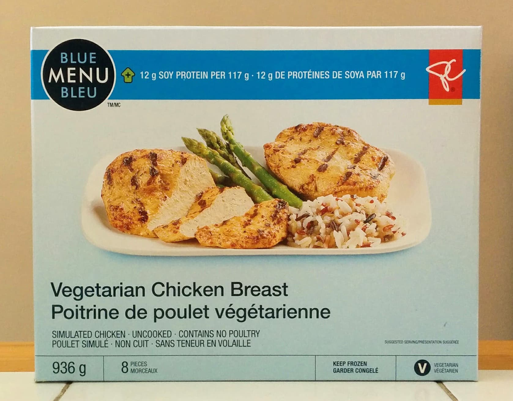 PC Blue Menu Vegetarian Chicken Breast packshot