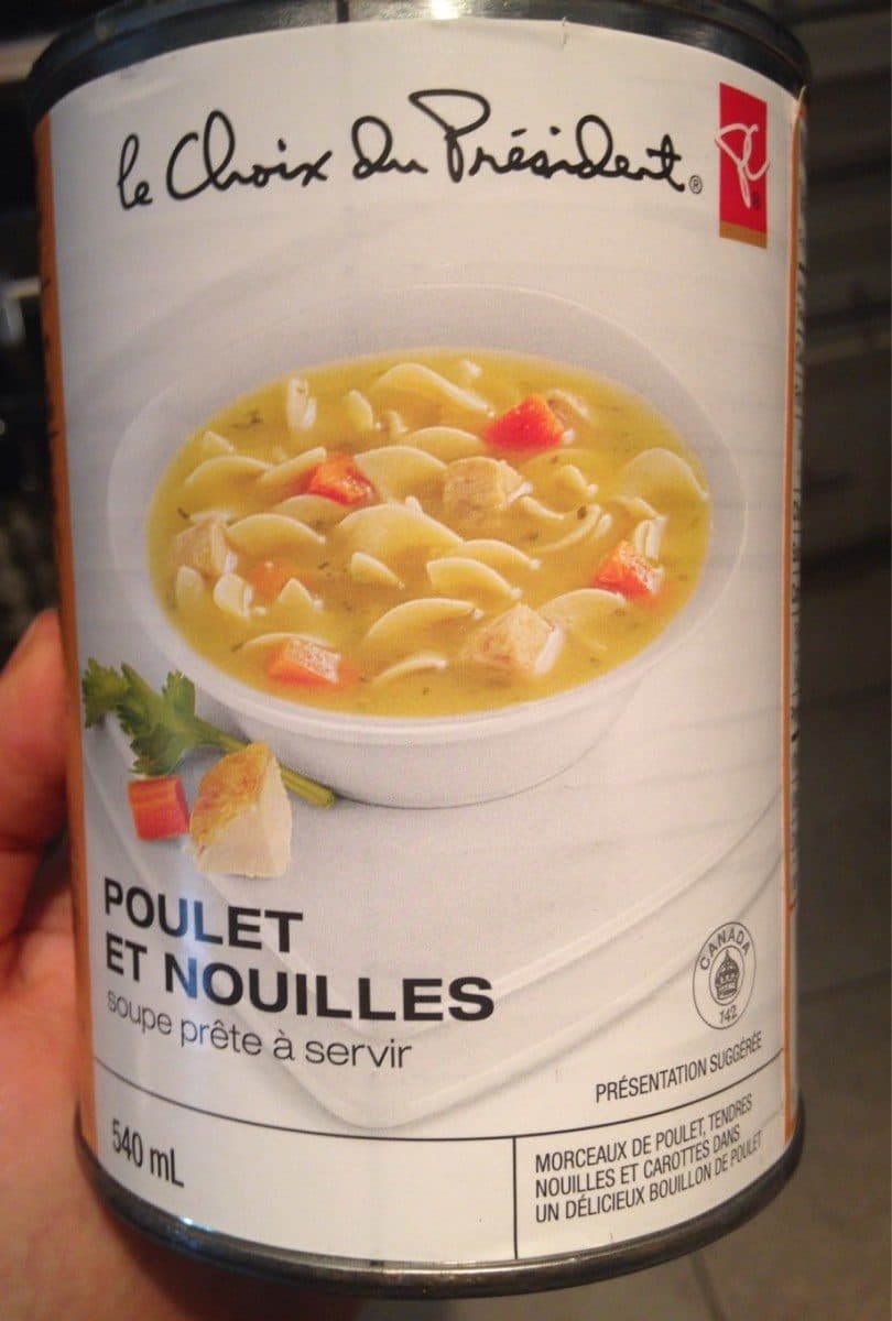 Open Food Facts Soupe Poulet et Nouilles packshot