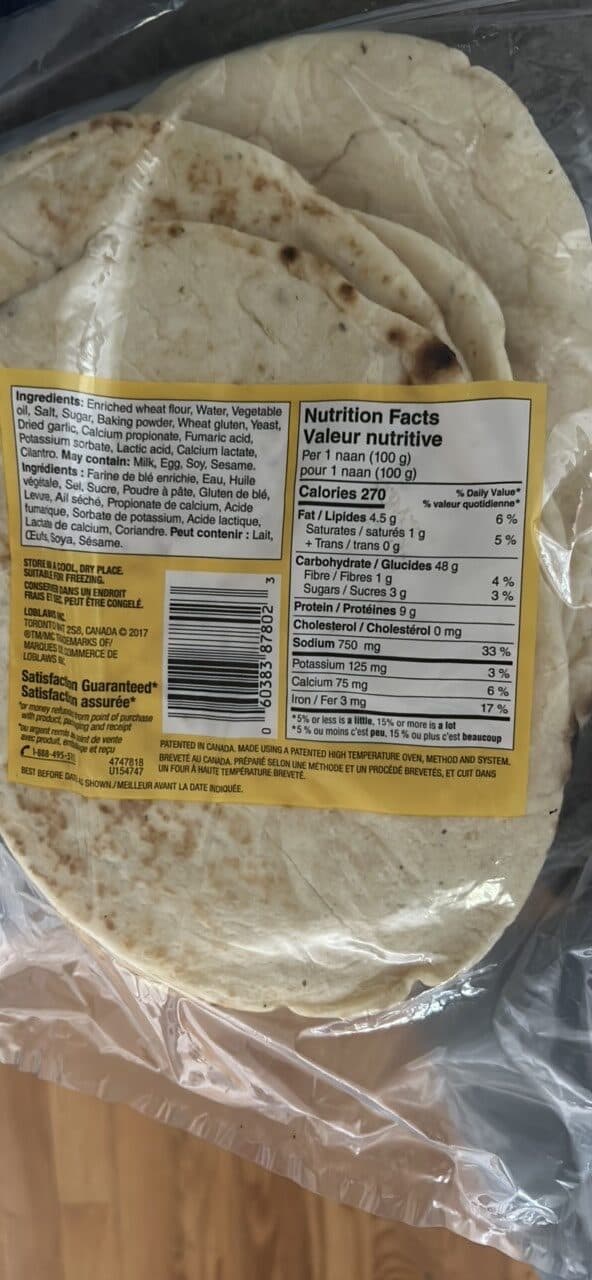 SURAJ Naan a l'ail packshot
