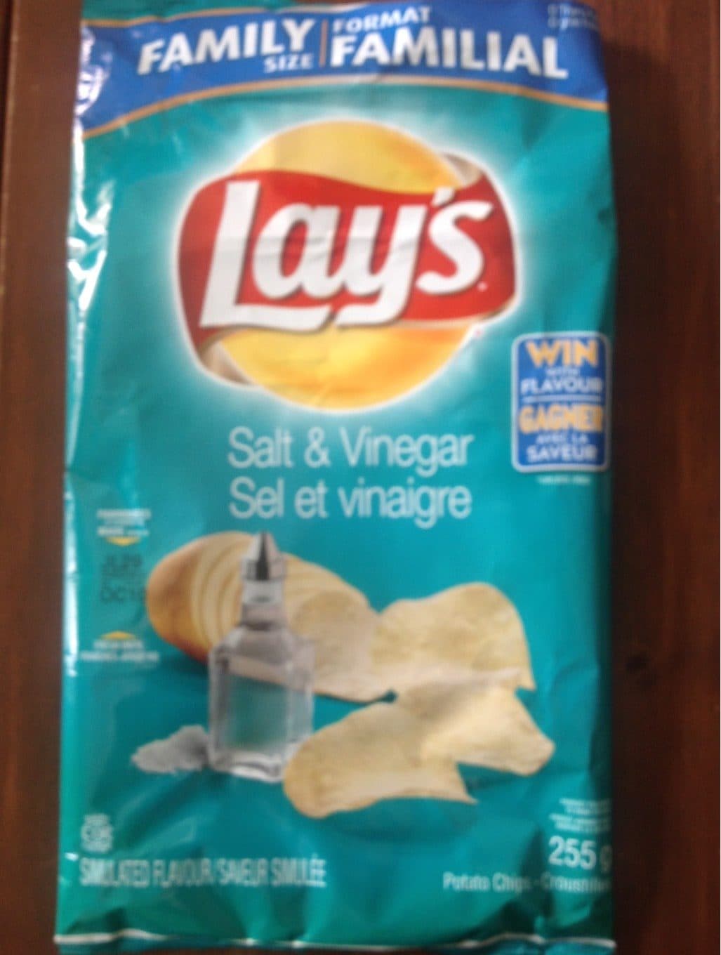 Lay's Potato Chips - Salt & Vinegar packshot