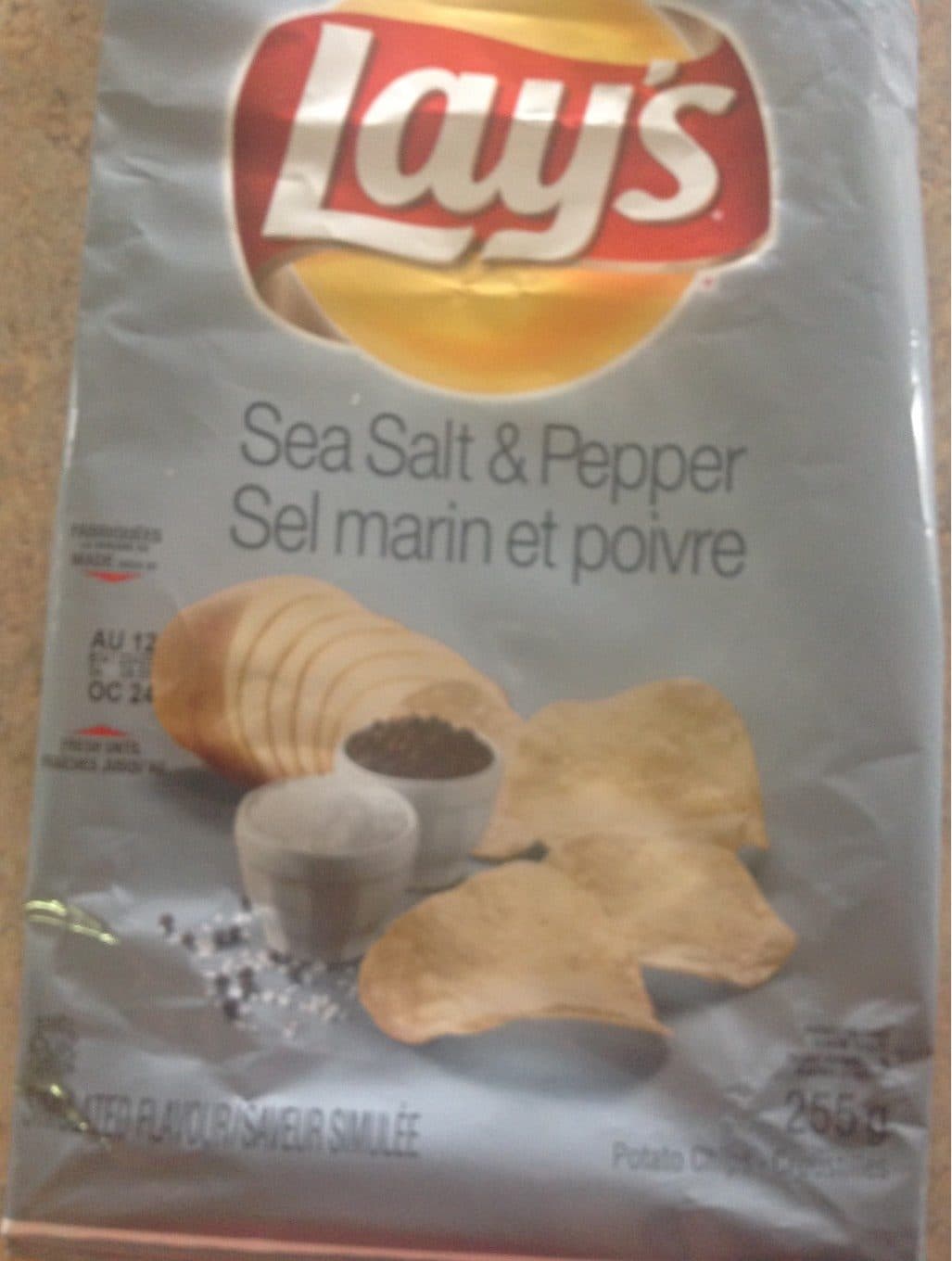 Lay's Croustilles Sel Mer Poivre packshot