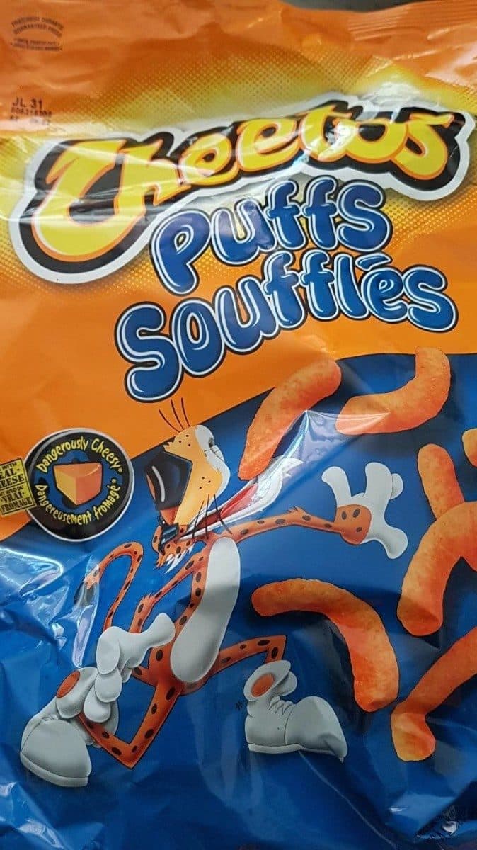 Cheetos Puff soufflés packshot