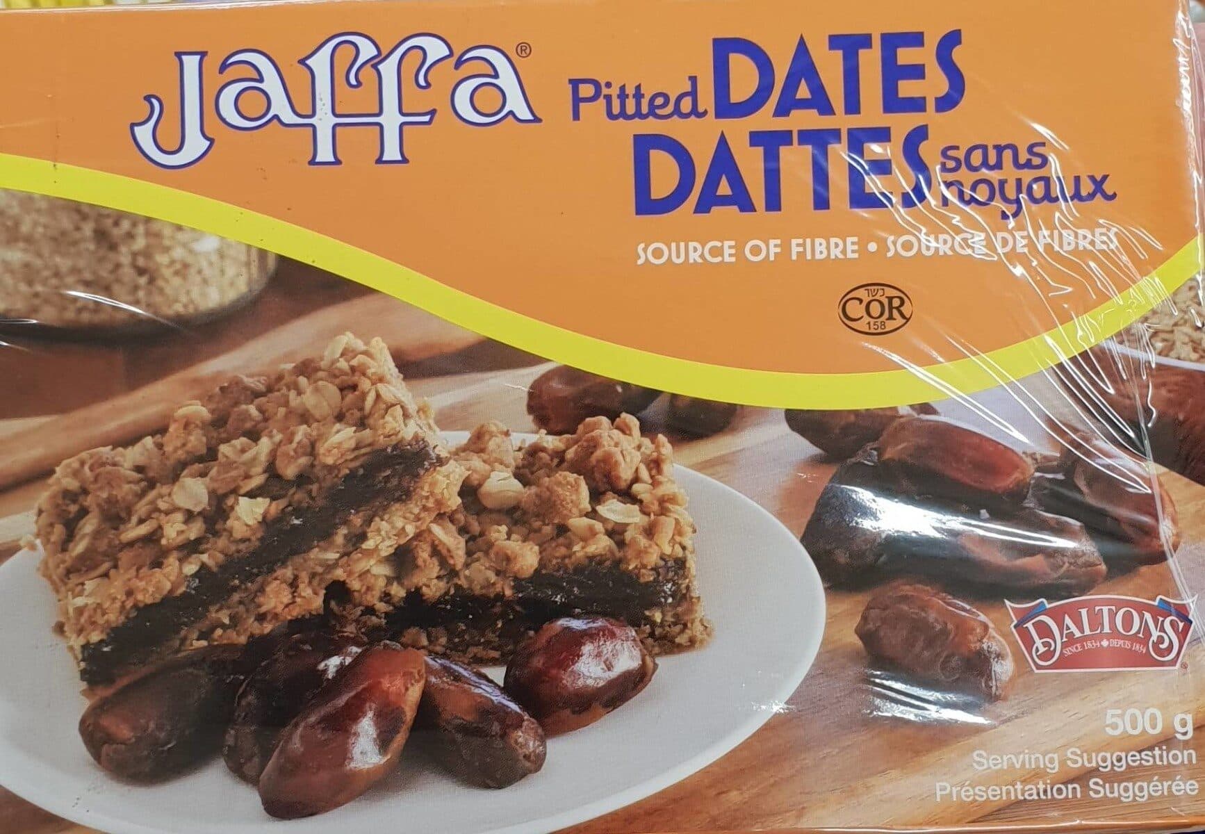 Jaffa Dattes Dénoyautées packshot