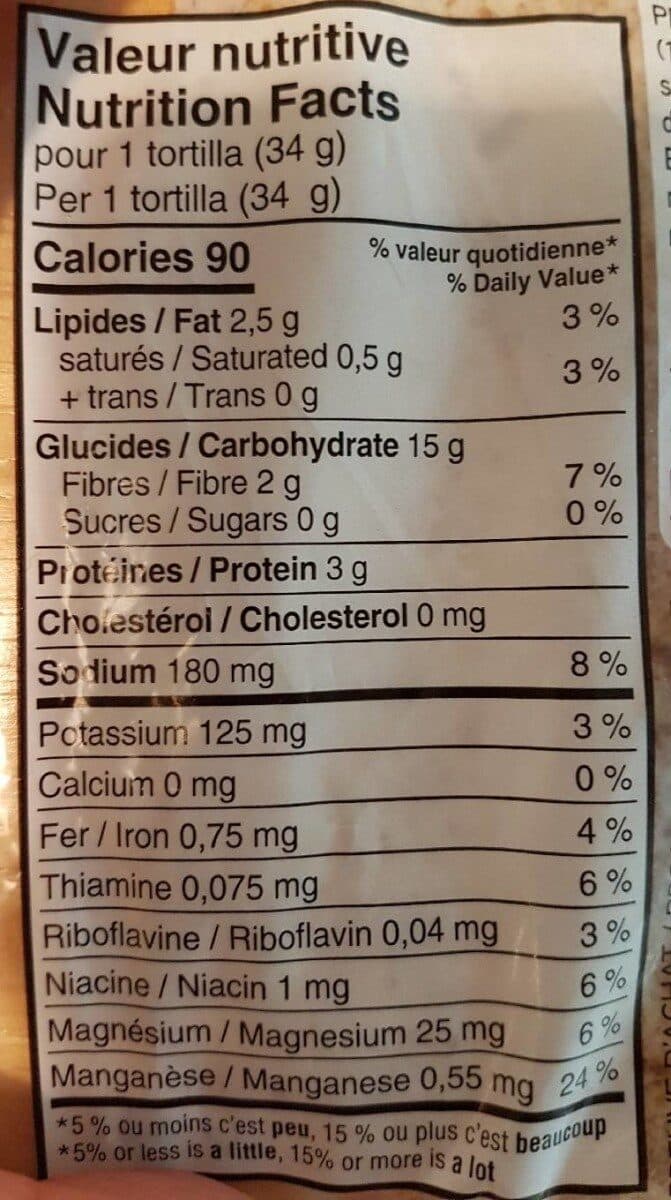 POM 100% Whole Wheat Tortillas packshot