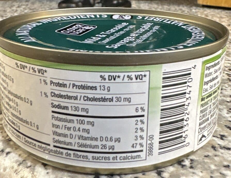 CLOVER LEAF Thon pâle en morceaux packshot
