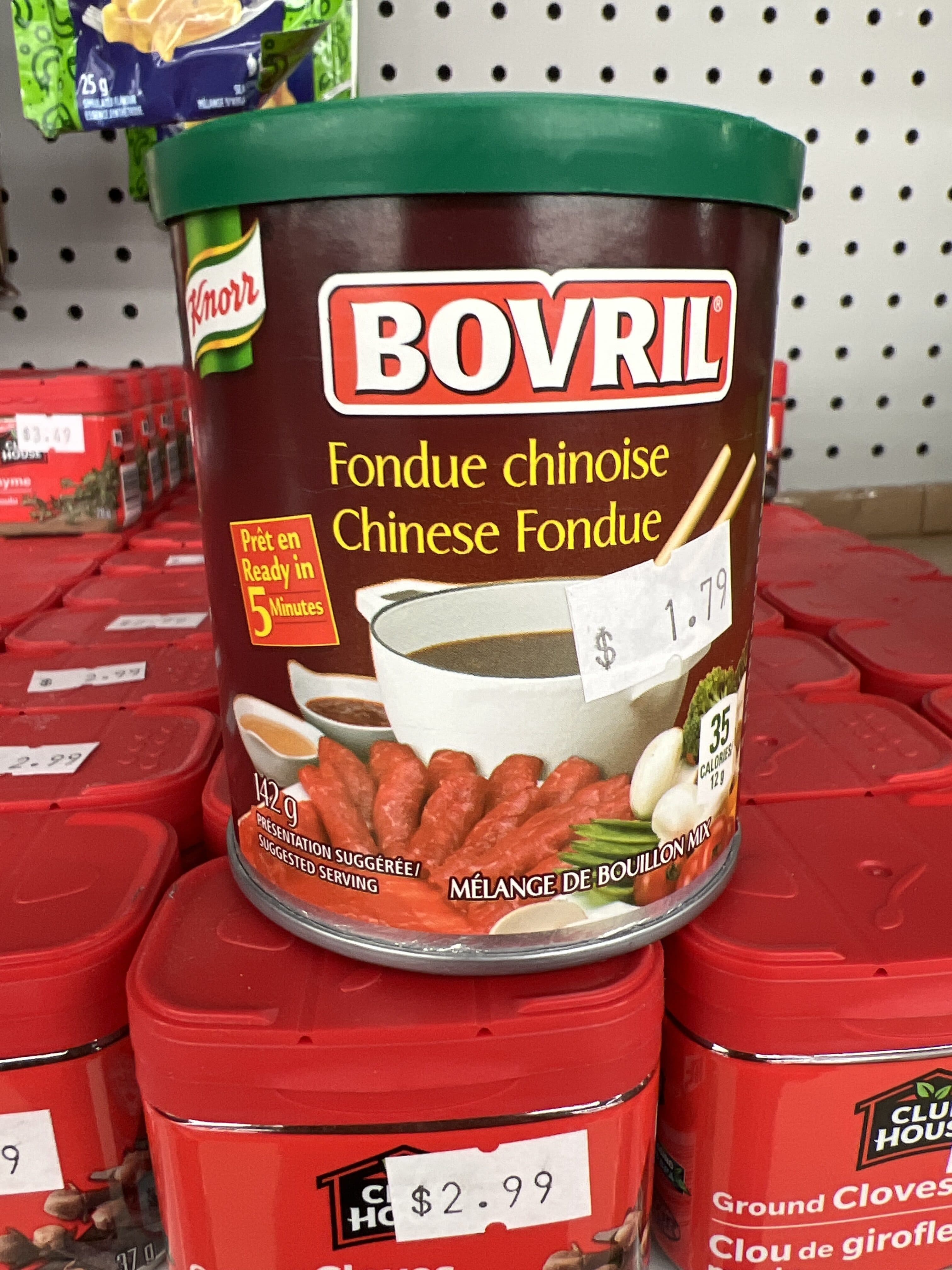 Knorr Sauce a fondue Bovril packshot