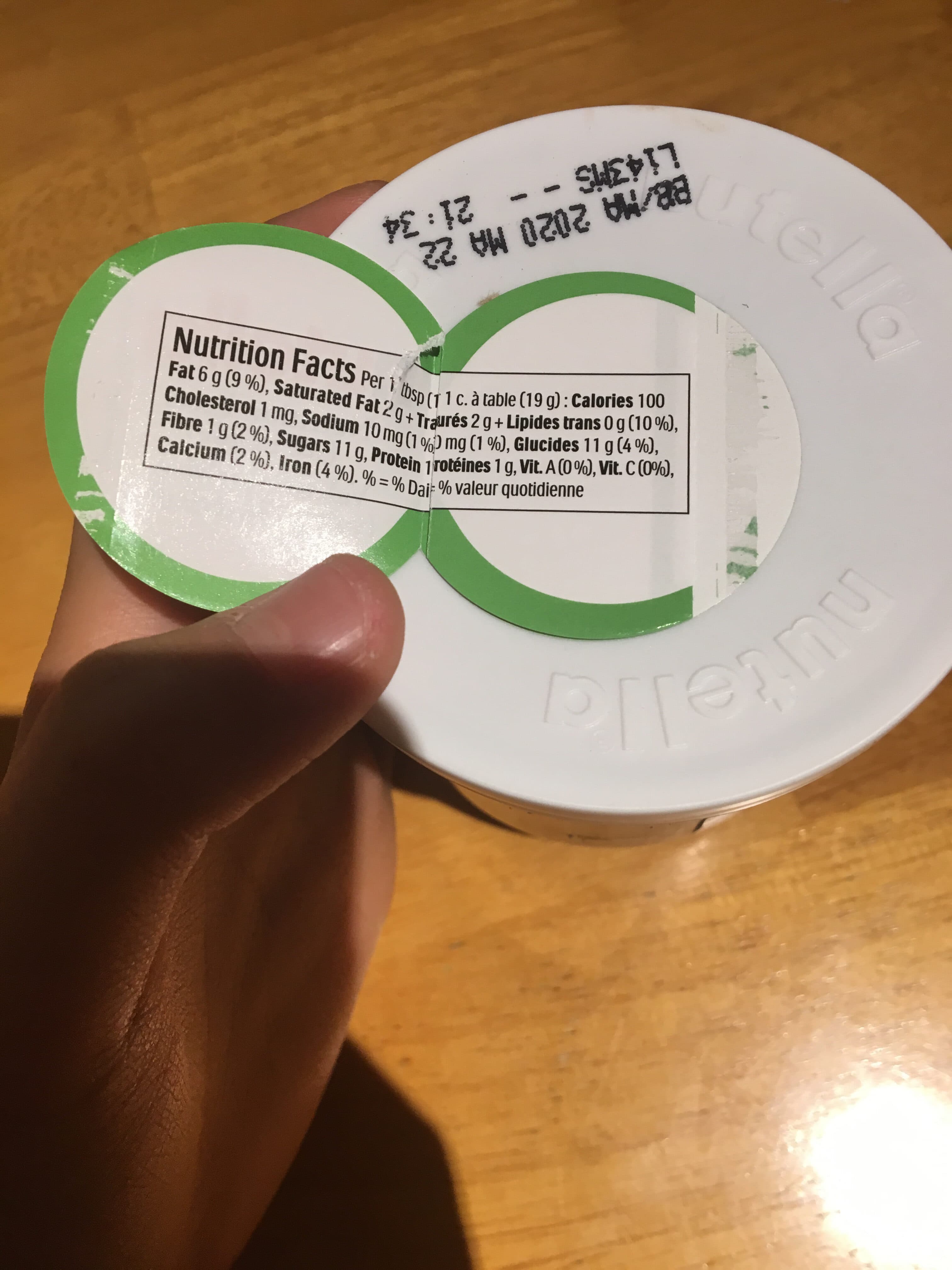 Ferrero Nutella packshot