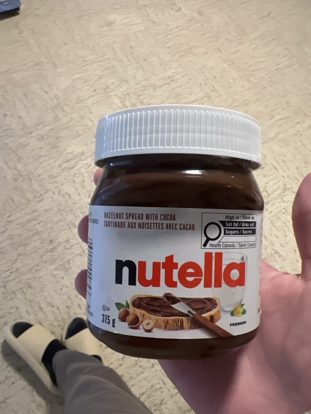 nutella Hazelnut Spread with Cocoa packshot