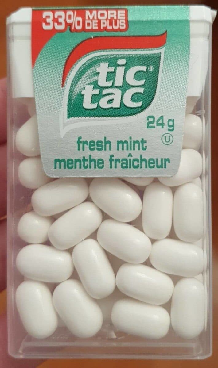 Ferrero TicTac Fresh Mint-Menthe Fraîcheur packshot