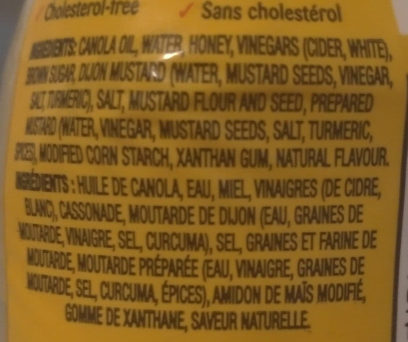 Renée's Gourmet Honey Dijon Vinaigrette packshot