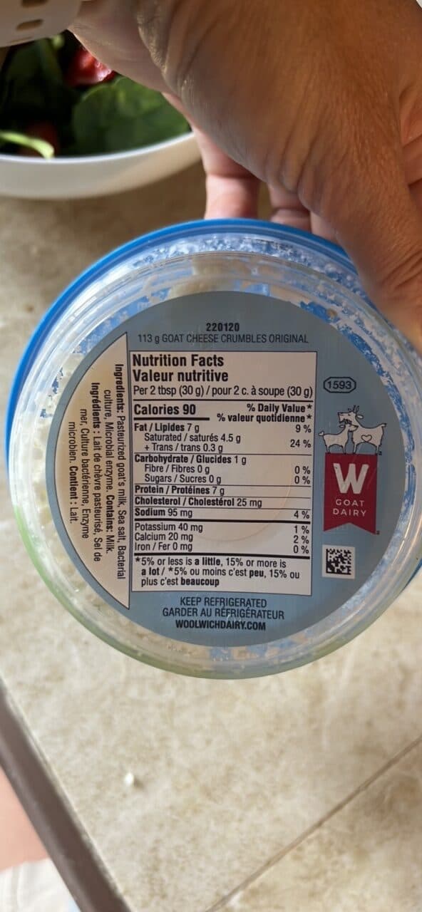 Woolwich Dairy Crumbled Soft Fresh Goat Cheese packshot