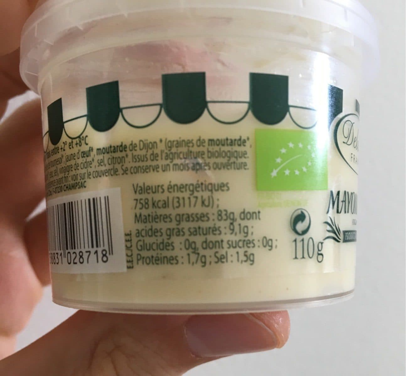 Open Food Facts Mayonnaise packshot