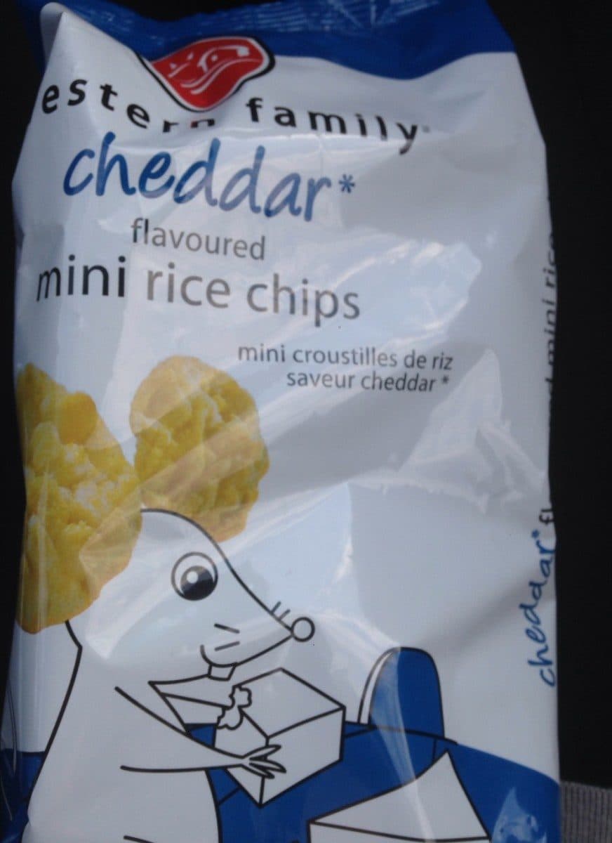 Open Food Facts Mini rice chips cheddar packshot