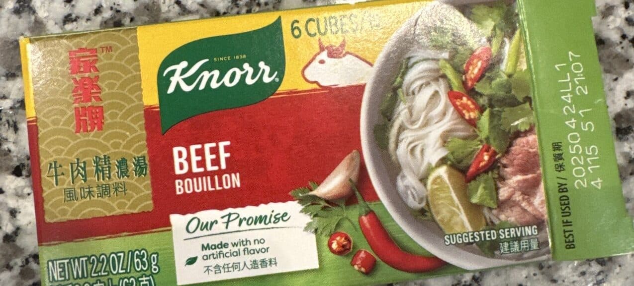 Knorr BEEF BOUILLON packshot