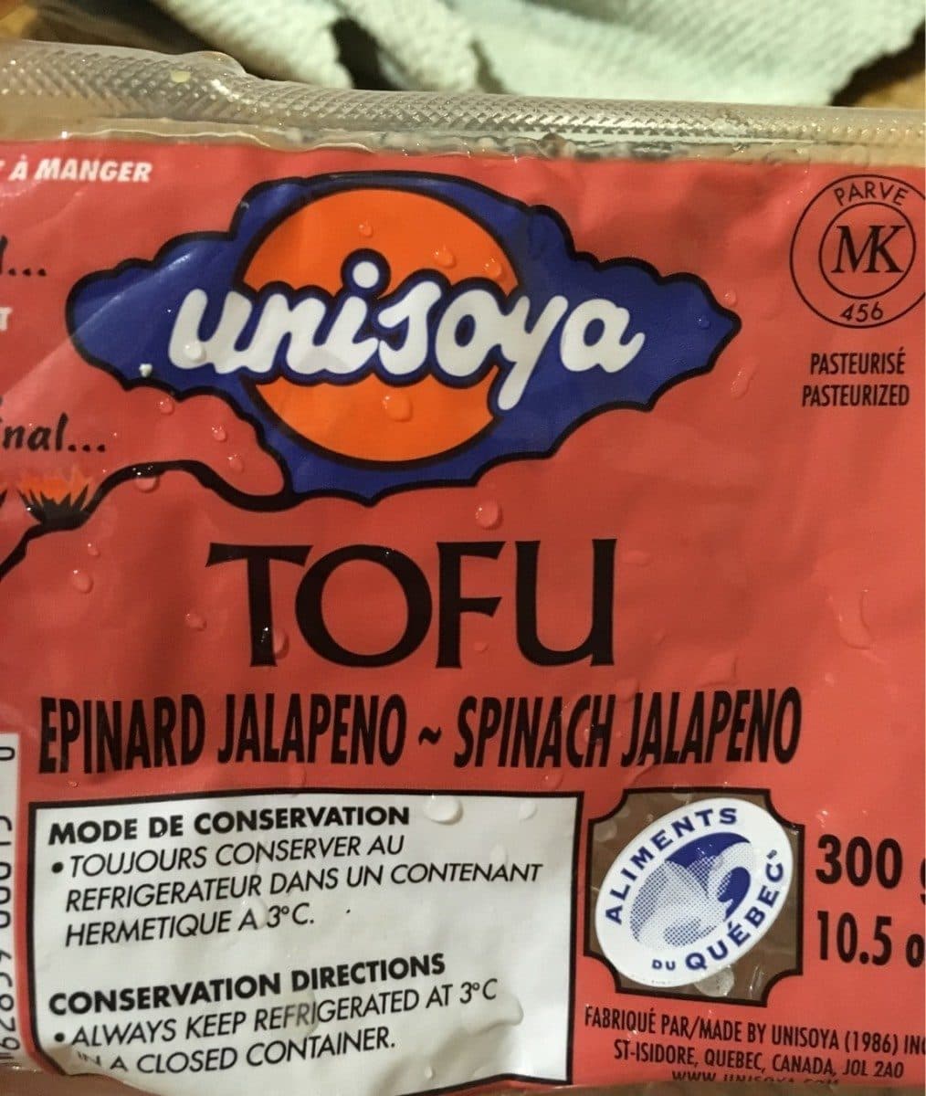 unisoya Tofu epinard jalapeno packshot