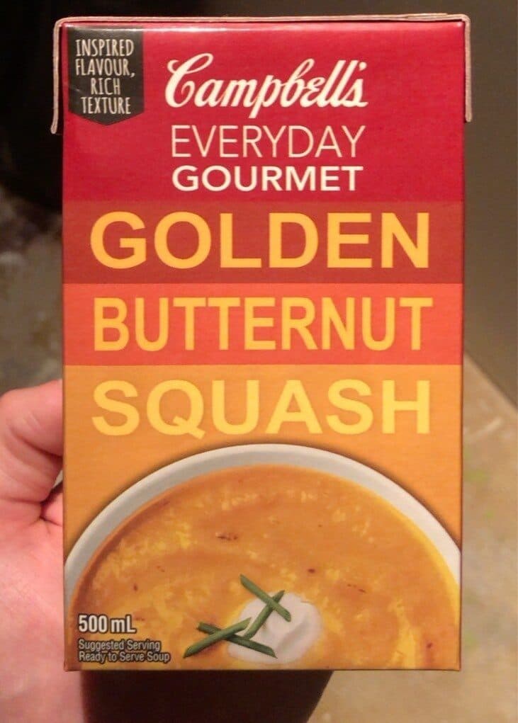 Campbell's Golden Butternut Squash packshot