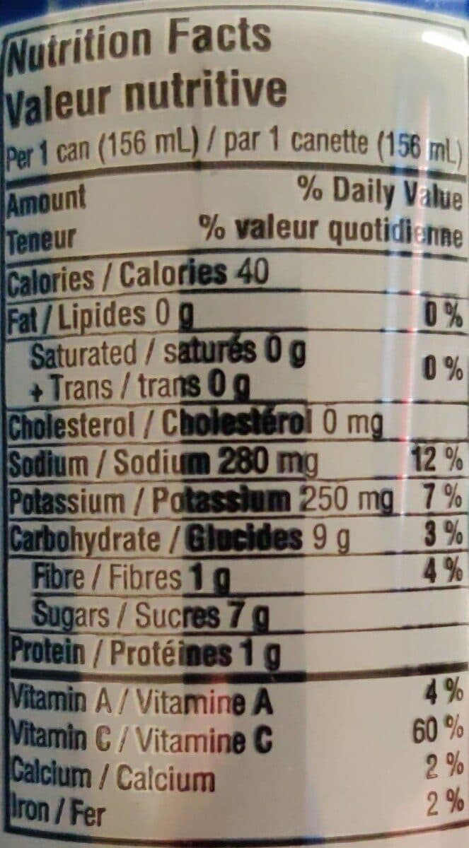 Open Food Facts V8 velouté et assaisonné packshot