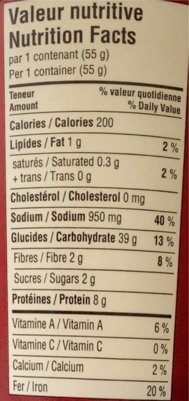 Open Food Facts Nouilles Instantanées (poulet Rôti) packshot