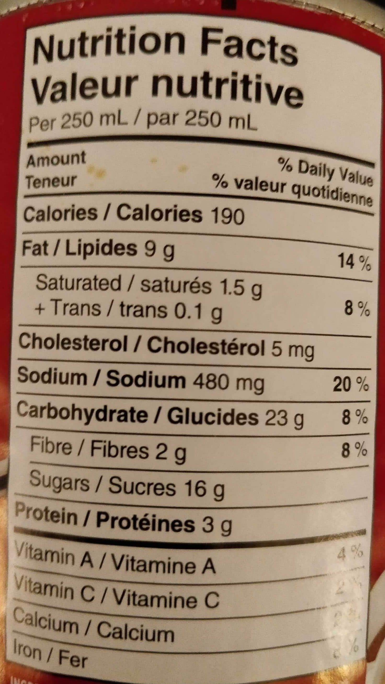 Campbell's Crème de tomates packshot