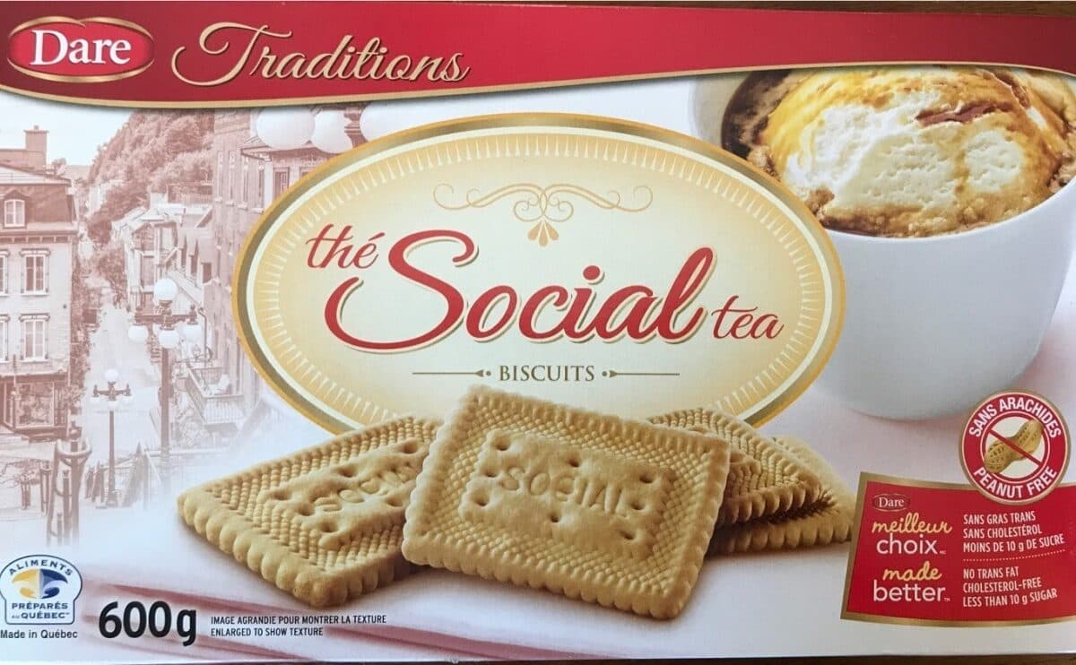 Dare Thé social biscuit packshot