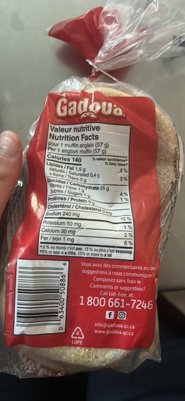 Gadoua Muffins Anglais packshot