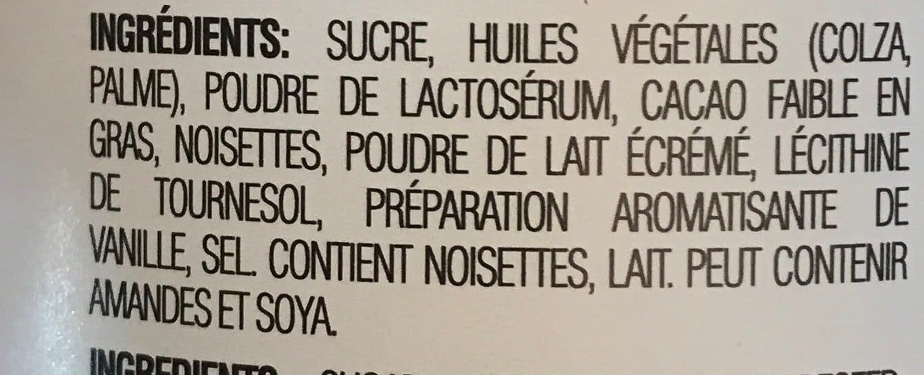 major gourmet Tartinade aux noisettes et chocolat packshot