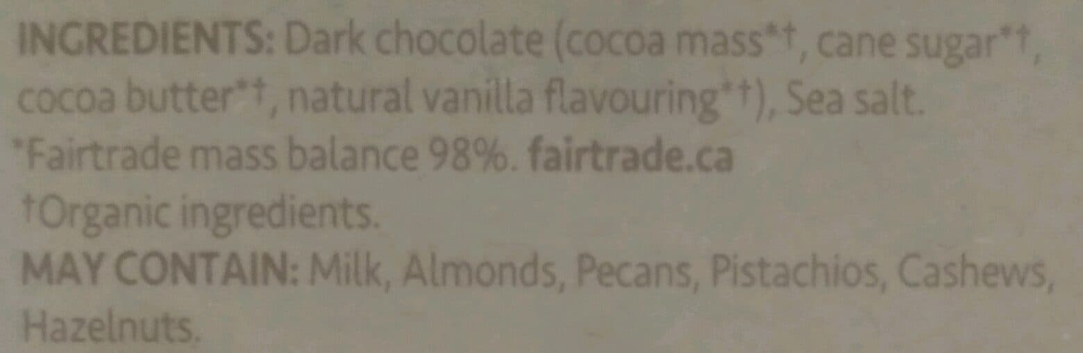 GALERIE au chocolat SEA SALT FLEUR DE SEL DARK CHOCOLATE packshot